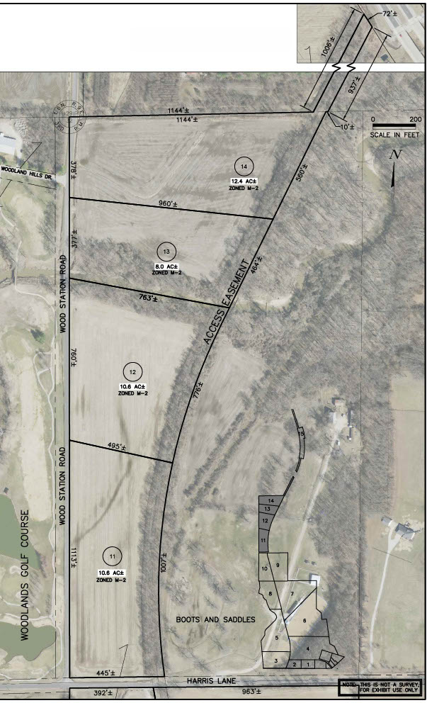 PARCELS 11-12-13-14 AERIAL