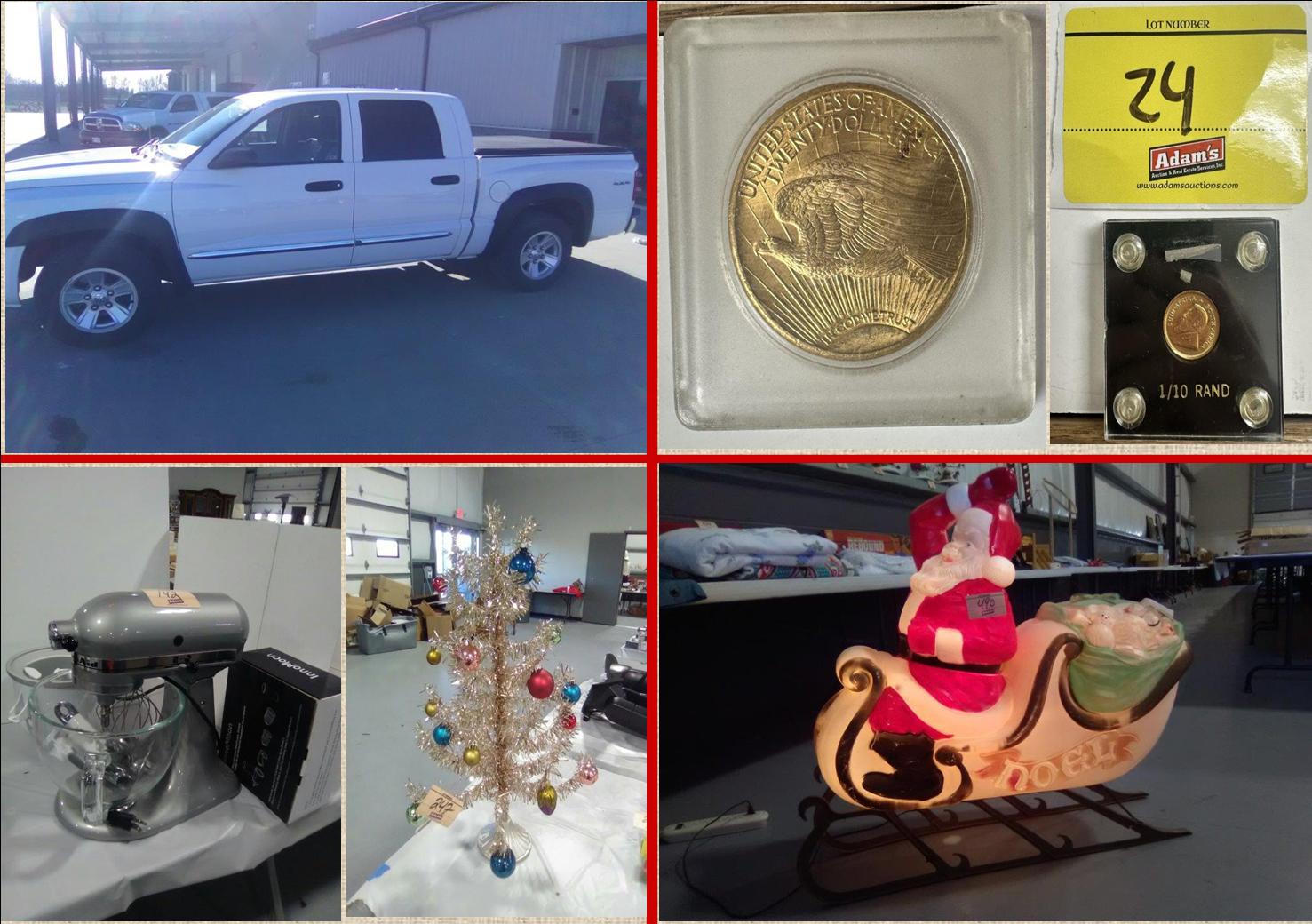 December 2nd Online Only Auction - Adam's Auction & Real Estate