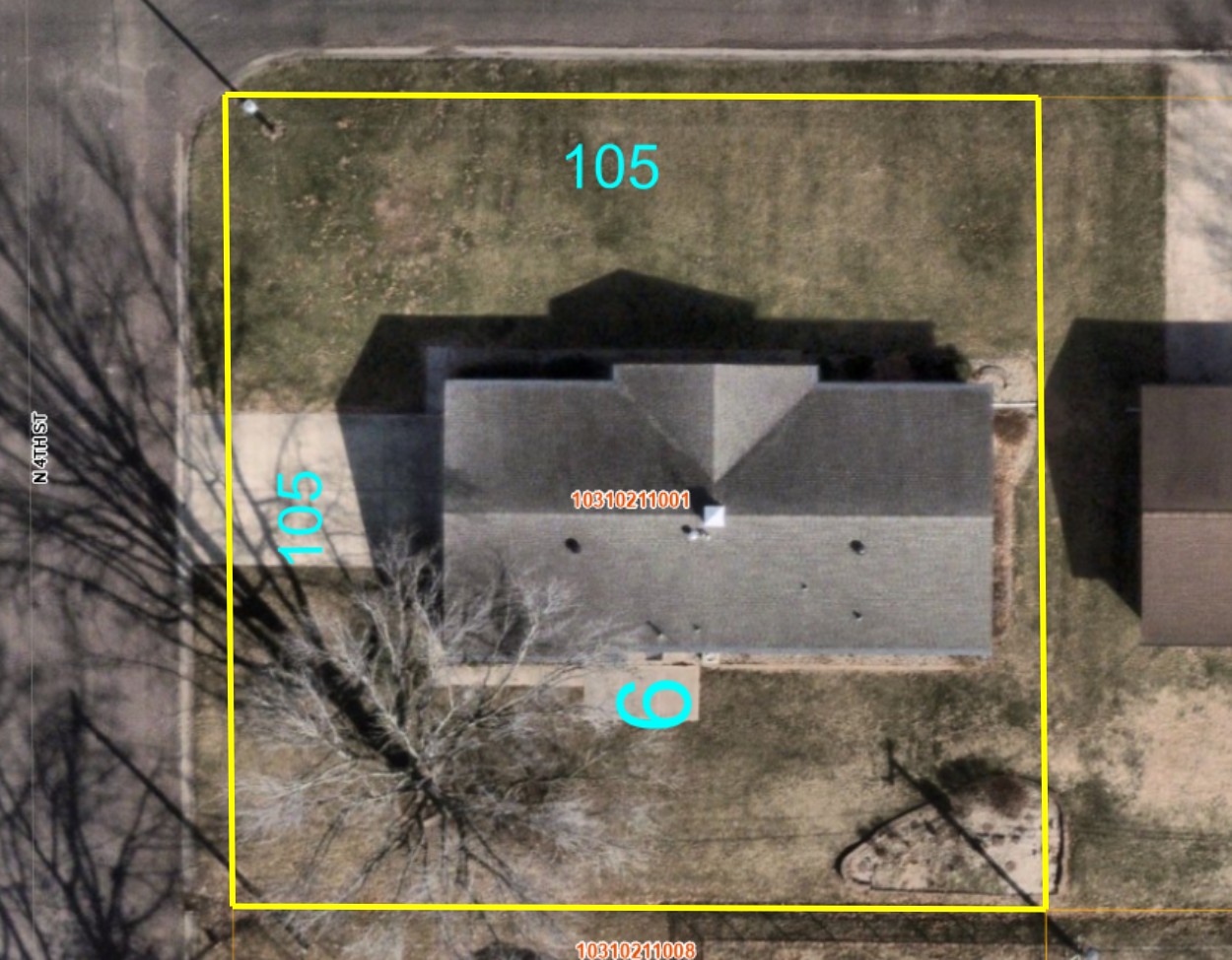 318 W Oak St - AERIAL