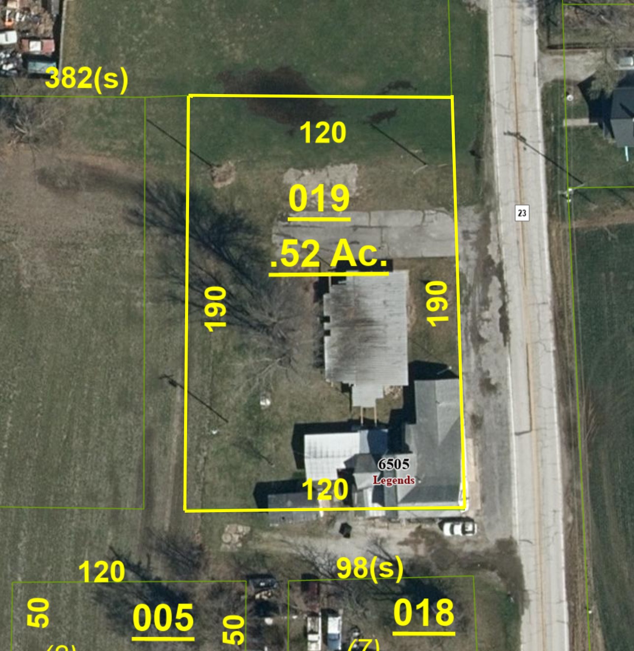 6505 Quercus Grove Rd - AERIAL