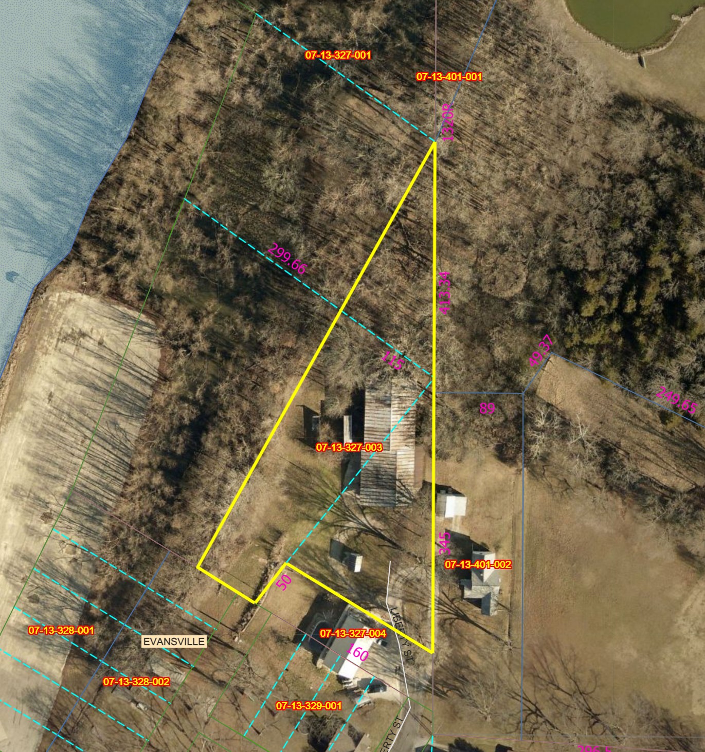 1011 Liberty St - AERIAL