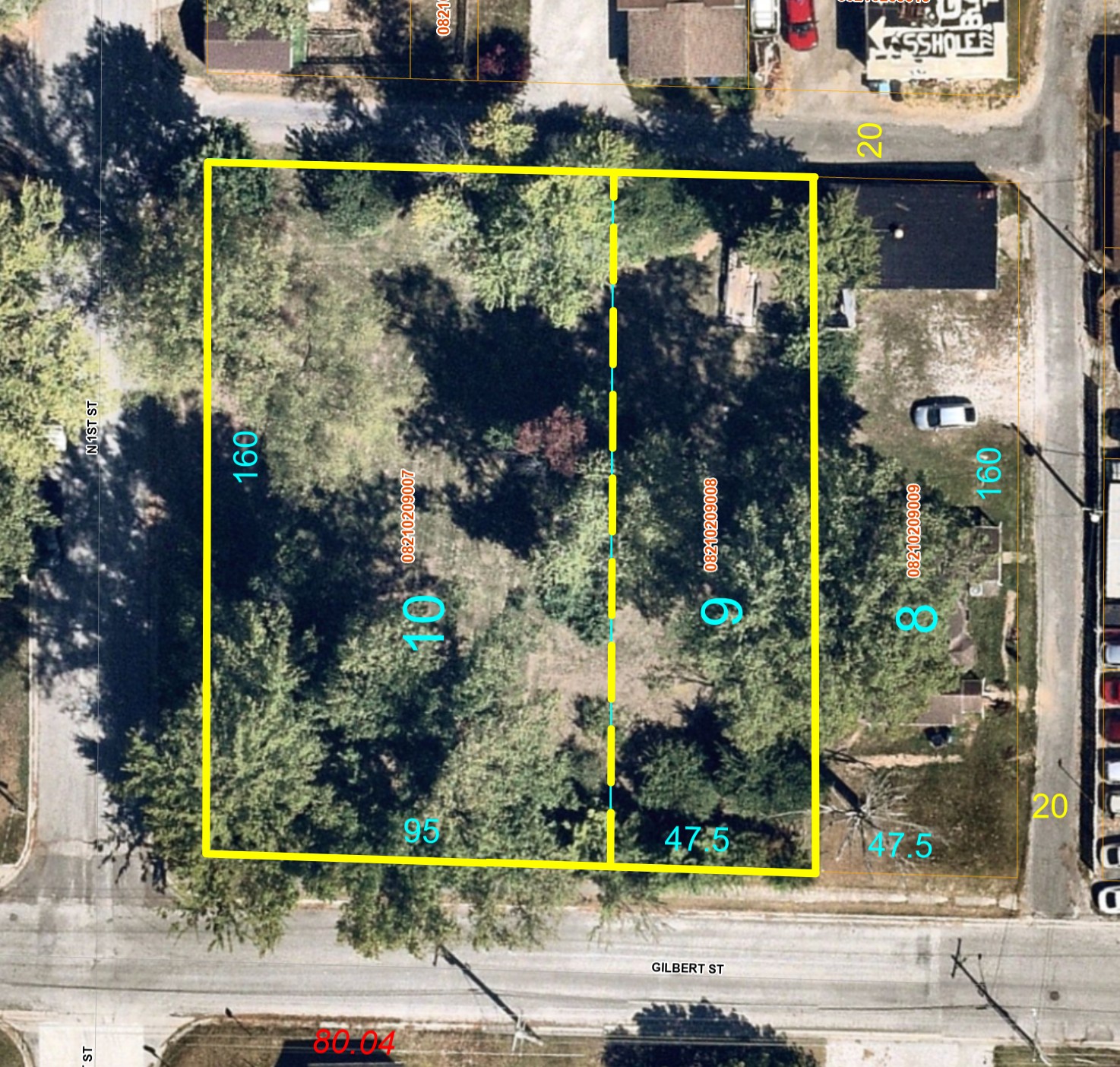 21 & 23 Gilbert St - AERIAL