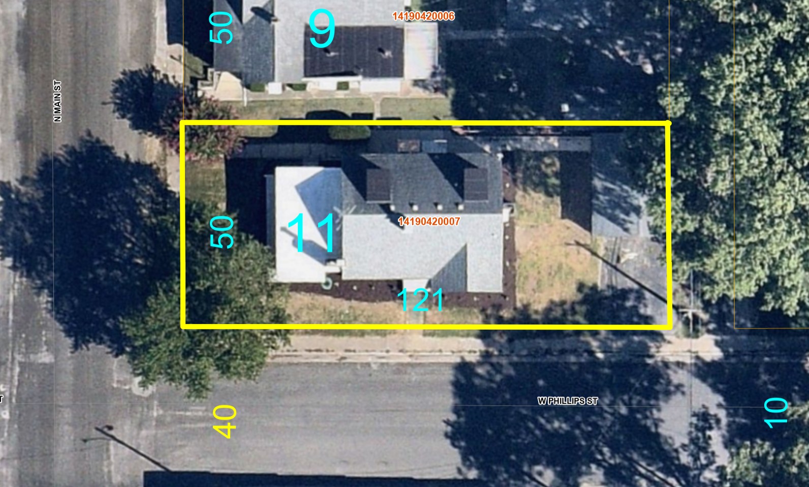 312 W Phillips St - AERIAL