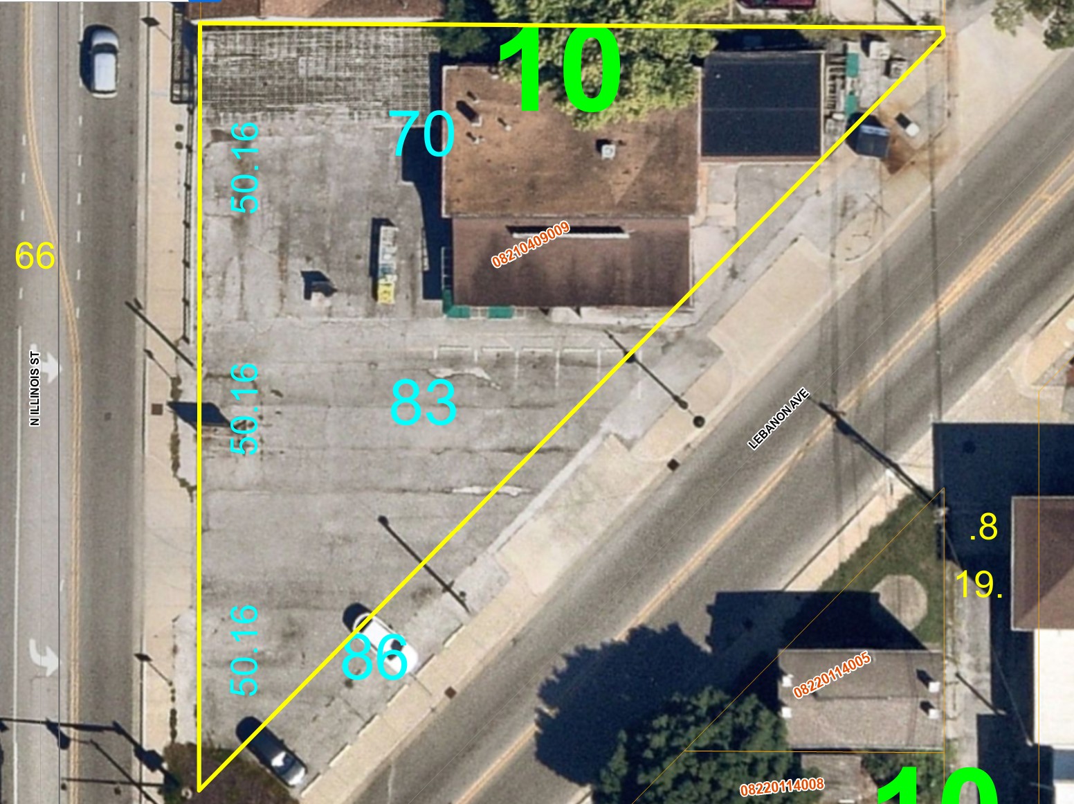 500 N Illinois St - AERIAL