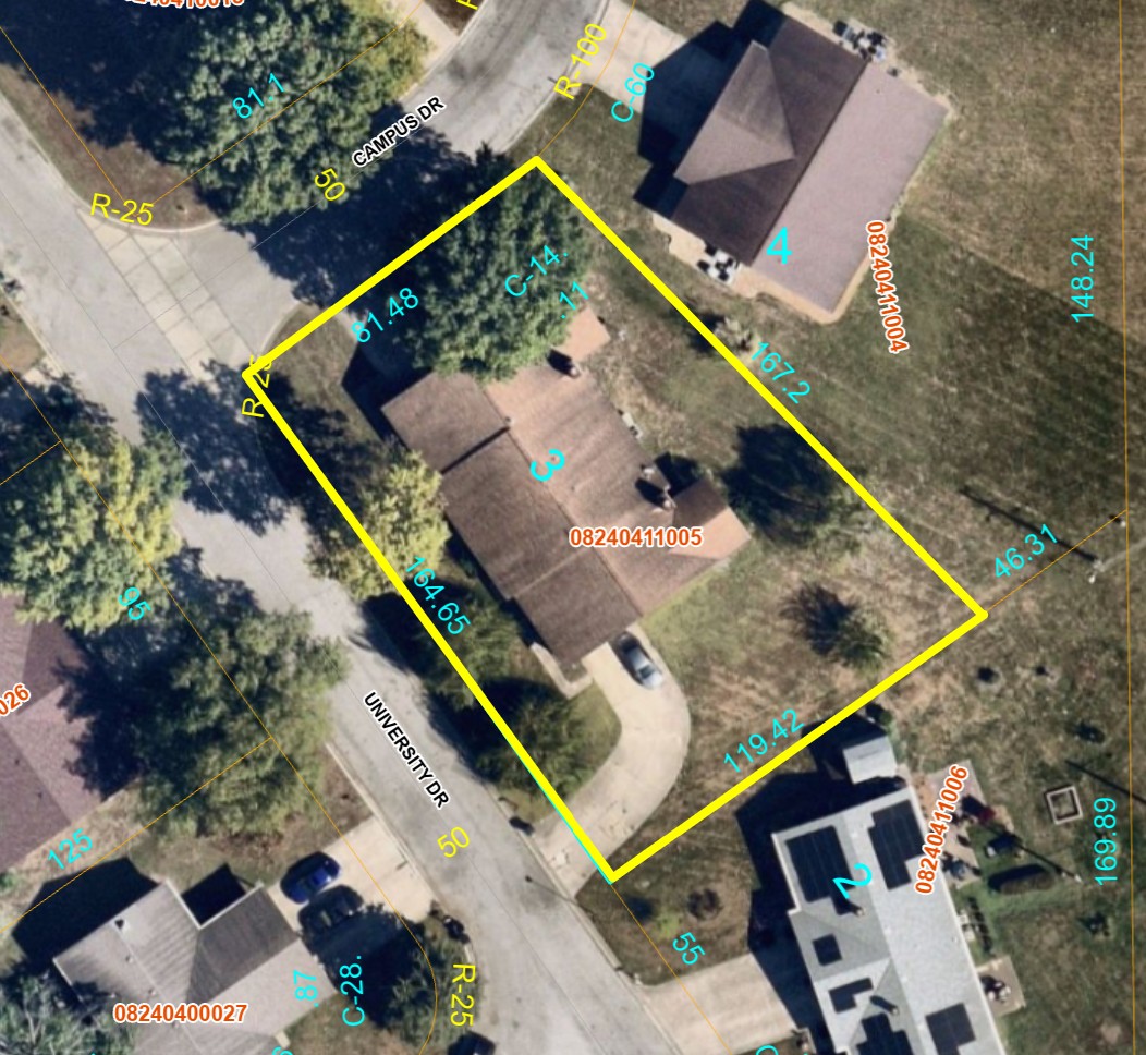 400-402 University Dr - AERIAL