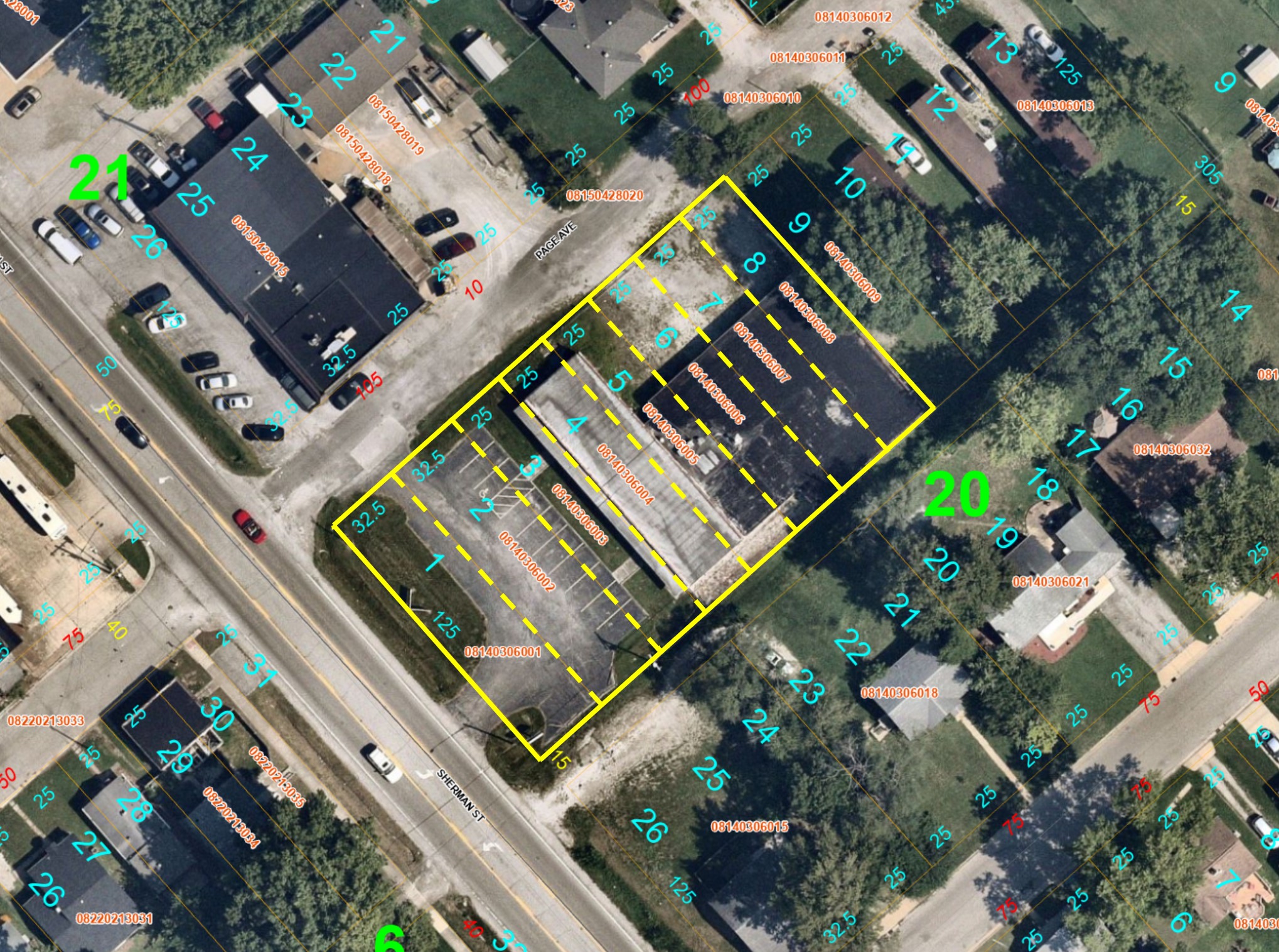 650 Sherman St - AERIAL